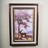 Whispering Woods Deer Painting