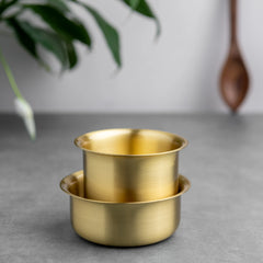 Brass Dabara Set