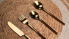 Gold Feast Cutlery - Set of 4