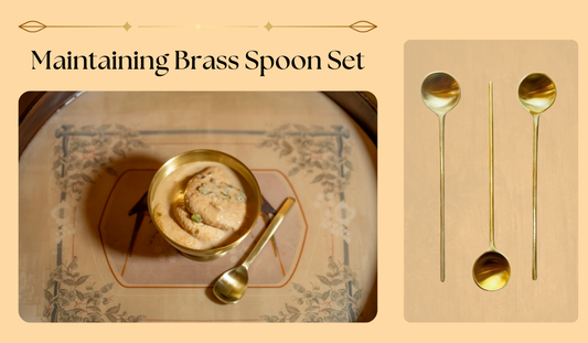 Maintaining Brass Spoon Set
