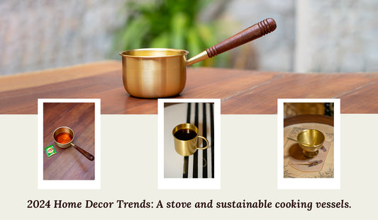 2024 Home Decor Trends: A stove and sustainable cooking vessels