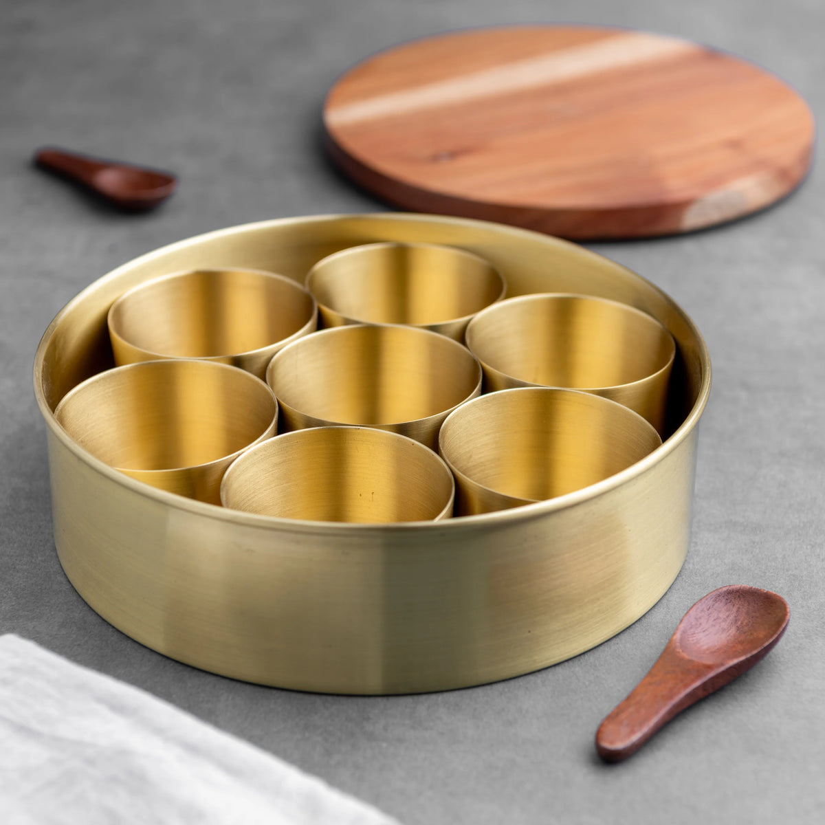 Brass Masala Box