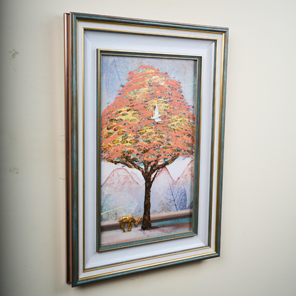 Sun Kissed Serenity Tree Painting