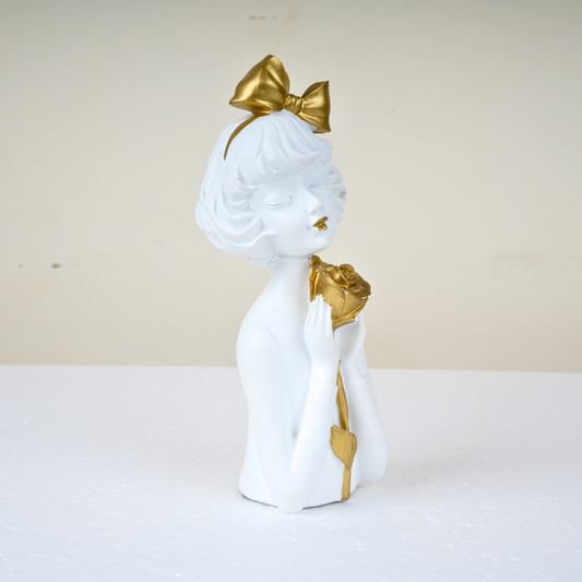 Golden Whisper – Rose Reverie Figurine