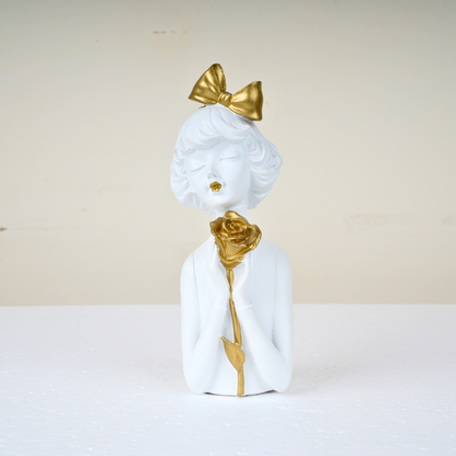 Golden Whisper – Rose Reverie Figurine