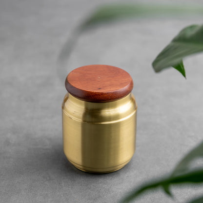 Brass Jar Set of 2