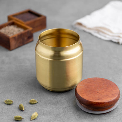 Brass Jar Set of 2