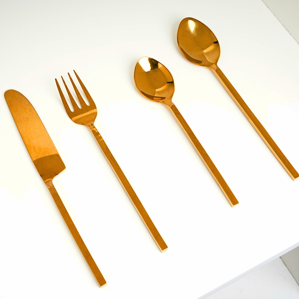 Gold Feast Cutlery - Set of 4